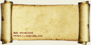 Danica Karapandžić vizit kartica